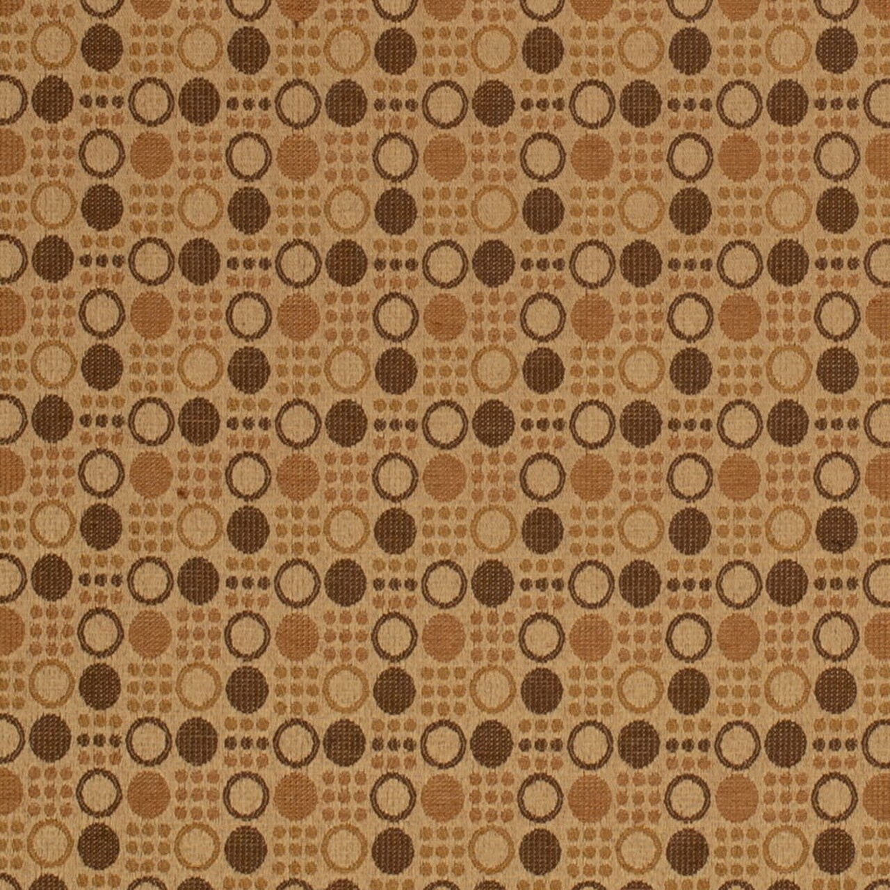 Harvest - Brown Abstract Geometric Upholstery Fabric 54 Inches"